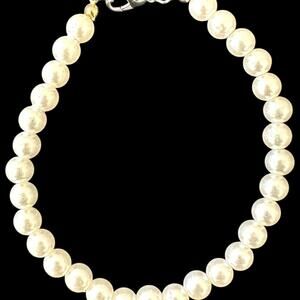 Up-Cycled Faux Pearl Bracelet